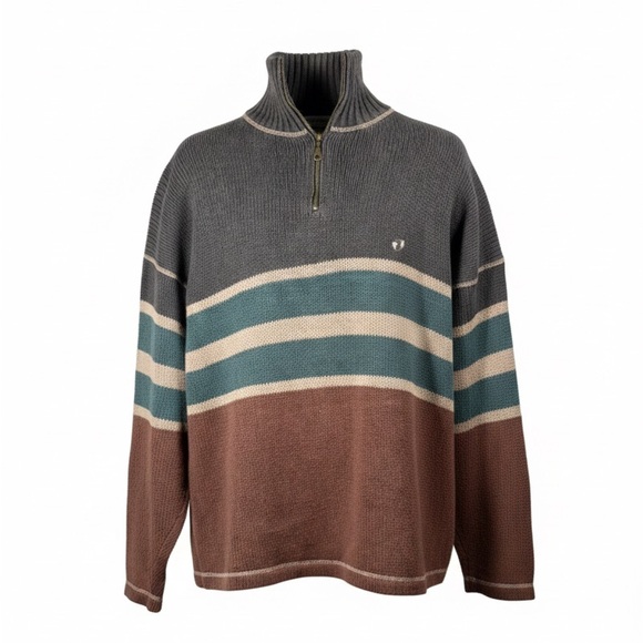 Hang Ten Other - Hang Ten Vintage Colorblock 1/4 Zip Sweater - XL